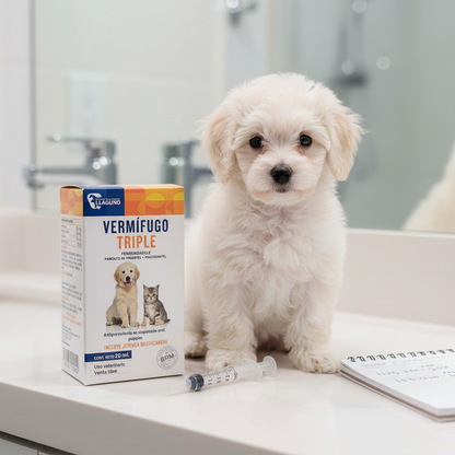 Vermifugo Triple Poodle Cachorro Jeringa Dosis Desparasitacion Ecuador - Agro Campos® Online Store
