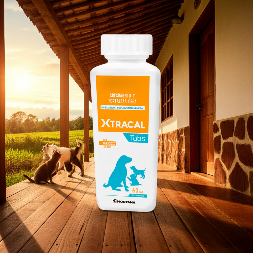Xtracal Tabs Montana Calcio Fosforo Desarrollo Oseo Perros Gatos Vitalidad Ecuador - Agro Campos® Online Store

