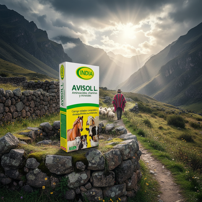 avisol-l-aminoacidos-muro-andino-caja-piedra-pastor-poncho-ovejas-montana-ecuador