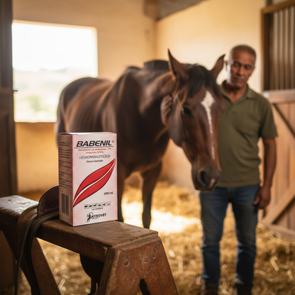 babenil-caballo-tripanosomiasis-perchero-establo
