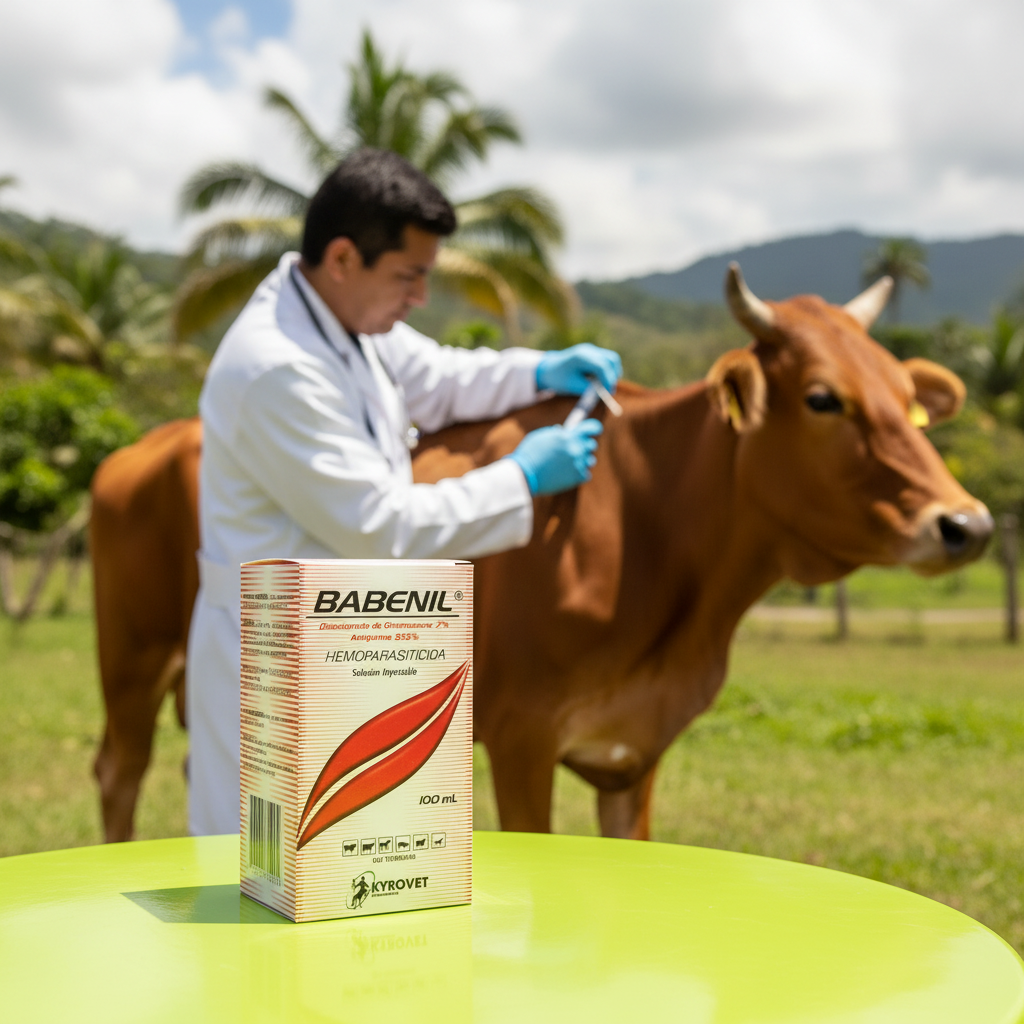 babenil-toma-muestra-sangre-superficie-verde-lima
