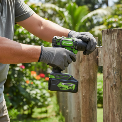 bateria-greenworks-usb-24v-jardin-taladro-inalambrico-cerca-madera-ecuador