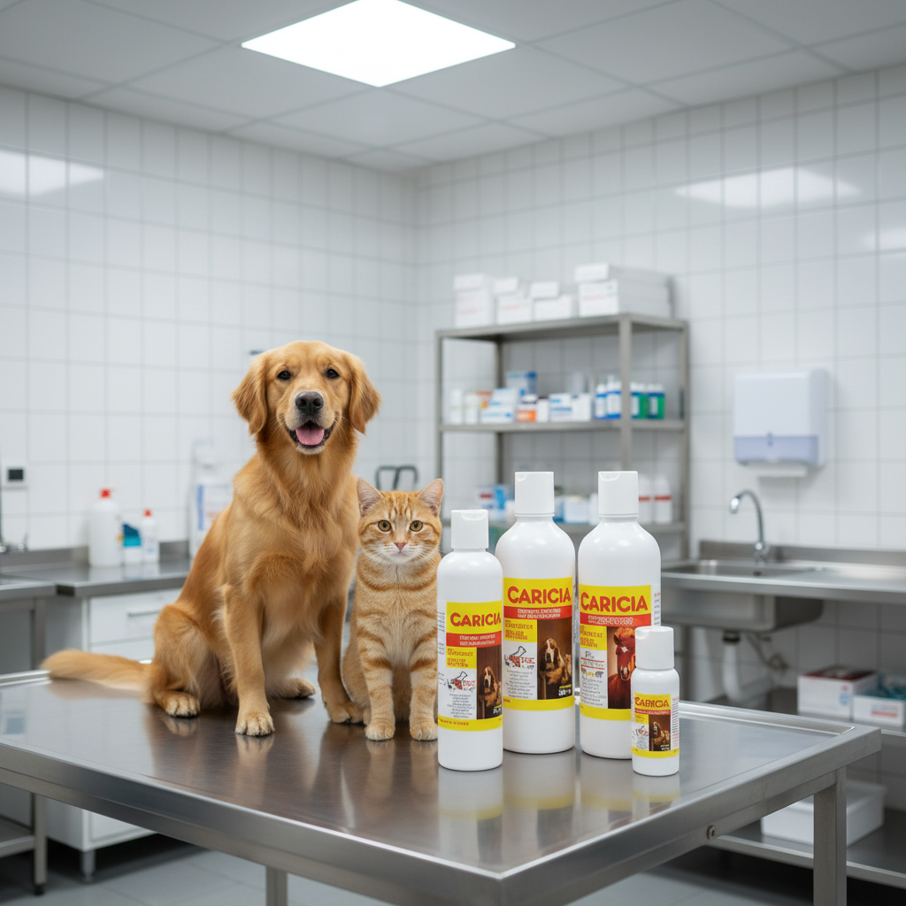 caricia-shampoo-antiseptico-clinica-veterinaria-perros-gatos-ecuador