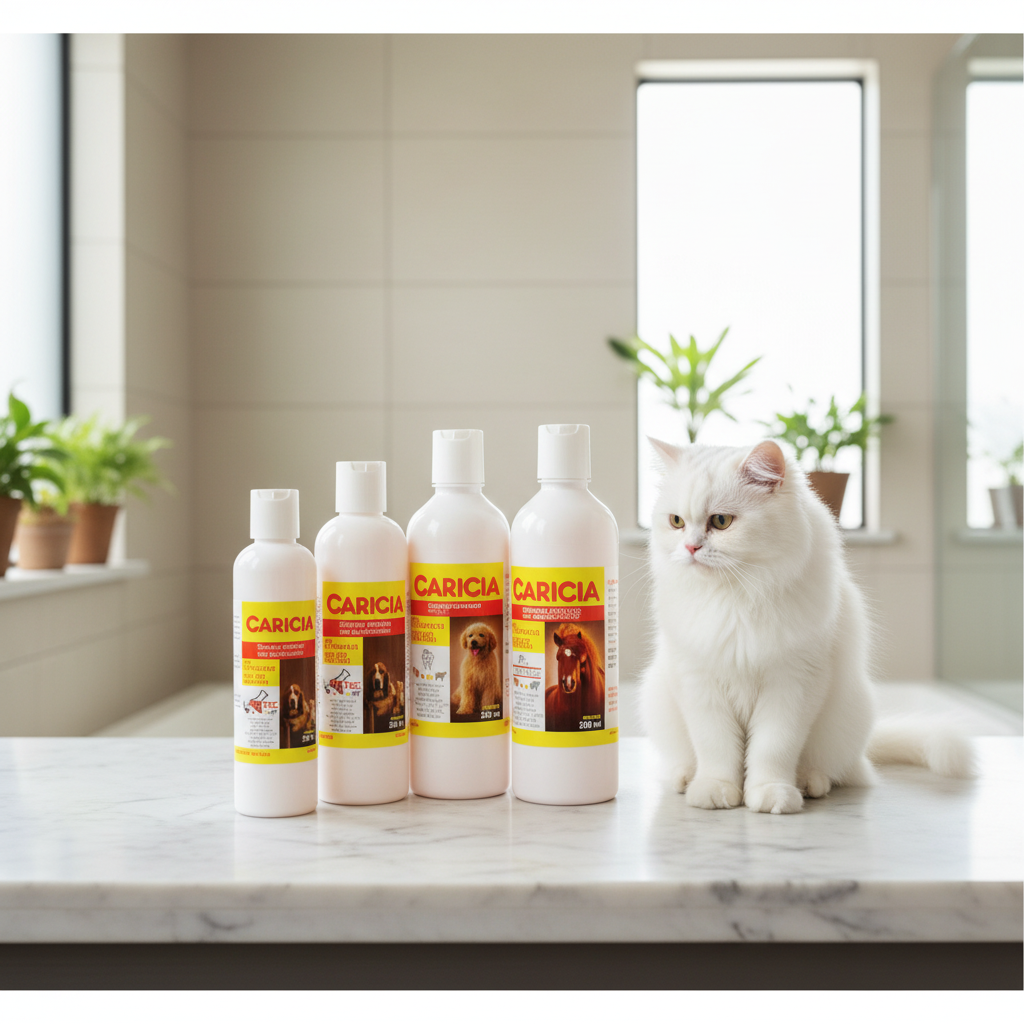 caricia-shampoo-medicado-gatos-baño-hogar-ecuador