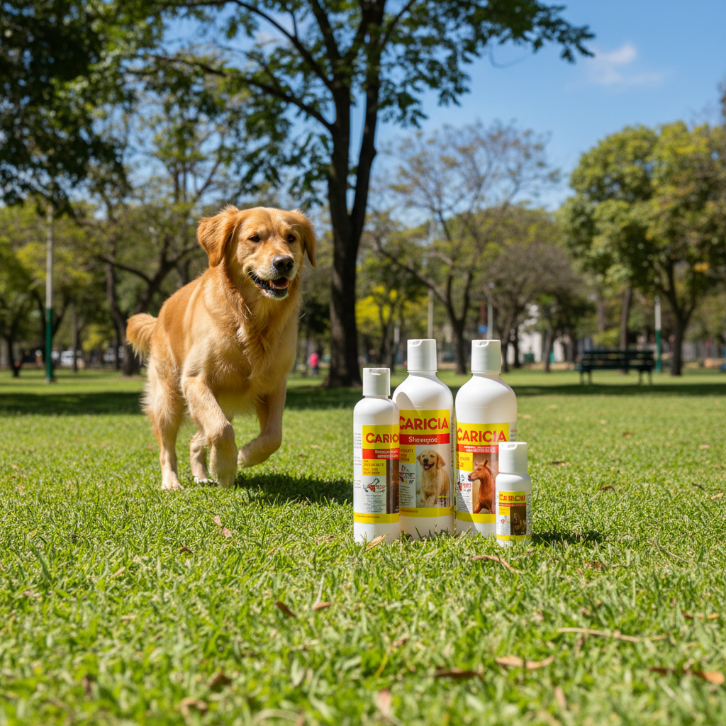 caricia-shampoo-perros-pelaje-sano-parque-ecuador