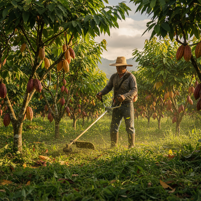 cuchilla-bellota-desmalezadora-plantacion-cacao-ecuador