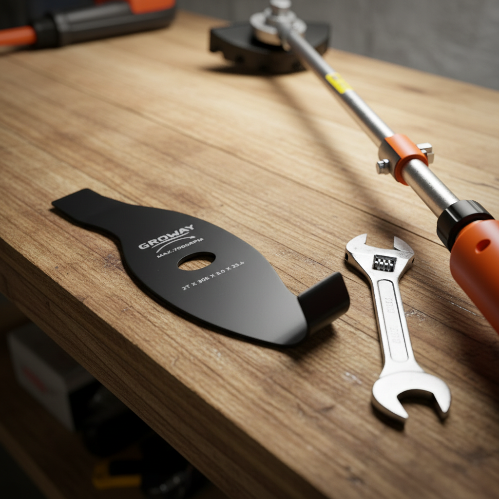 cuchilla-groway-triturador-taller-workbench-eje-desmalezadora-llave-ecuador