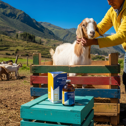 enropro-20-la-cabra-mastitis-granjero-inyectando-im-cabra-mastitis-infeccion-respiratoria-cajon-turquesa