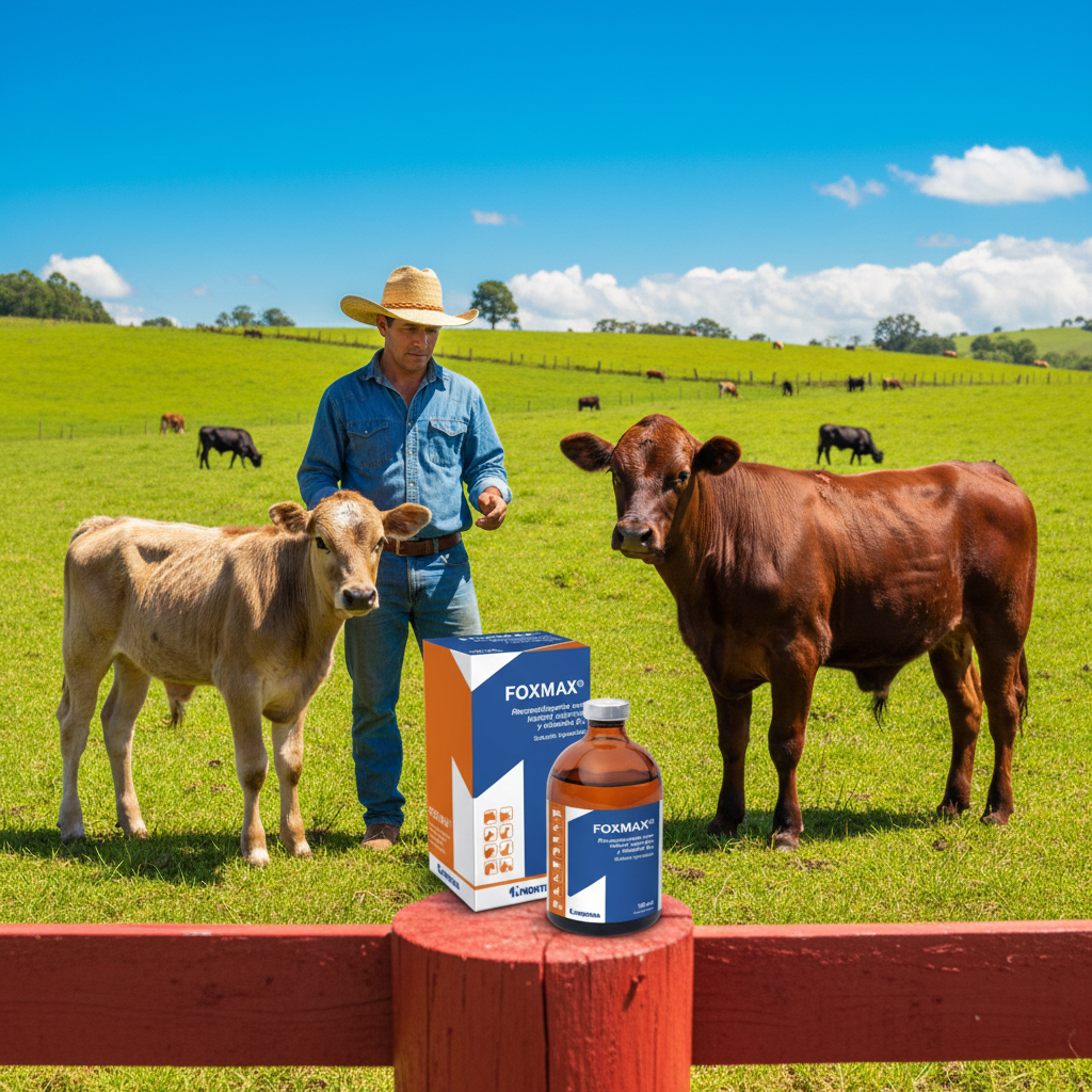 foxmax-inyectable-antes-despues-dos-terneros-comparados-delgado-vs-robusto-post-tratamiento-frasco-poste