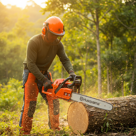 husqvarna-bosque-corte-activo-serrín