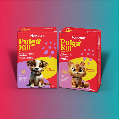 Pulgakill Pour On Antiparasitario Mascotas