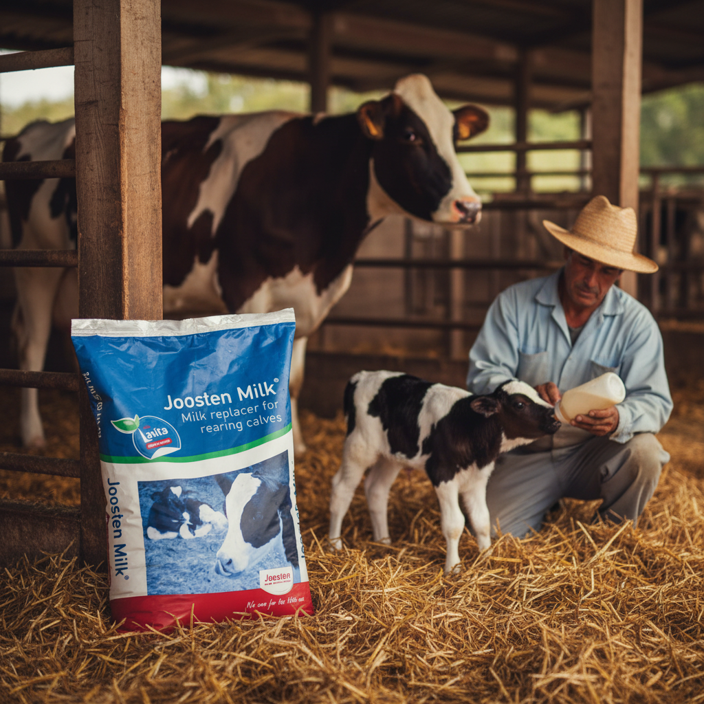 joosten-milk-vaca-rechazo-cria-poste-maternidad-ganadero-biberon