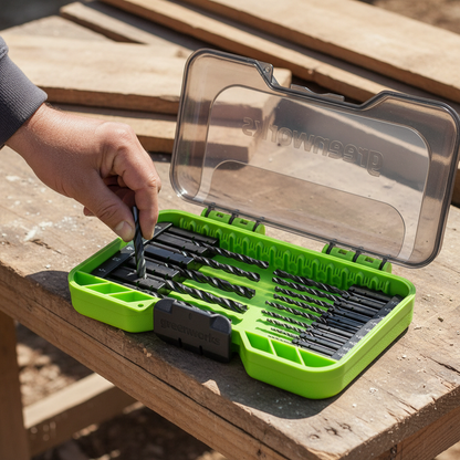 juego-brocas-oxido-negro-greenworks-construccion-adulto-tomando-broca-madera-ecuador