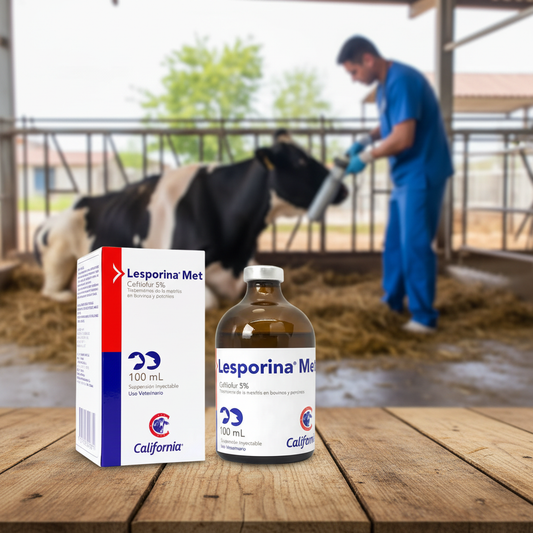 lesporina-met-metritis-postparto-superficie-madera