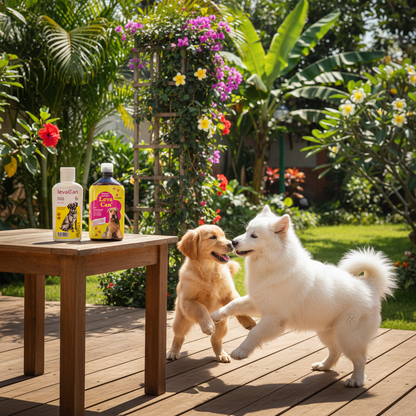 levacan-shampoo-vitalidad-perros-patio-tropical-ecuador