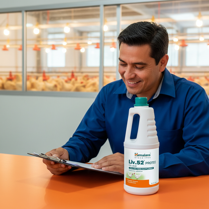 liv-52-protec-hepatoprotector-resultados-fcr-gerente-registrando-conversion-alimenticia-botella-escritorio