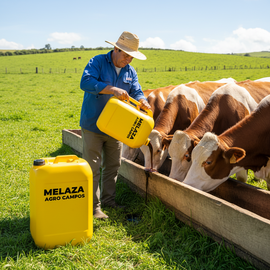 melaza-vaciado-comedero-vacas