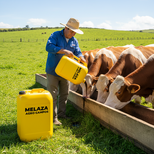 melaza-vaciado-comedero-vacas