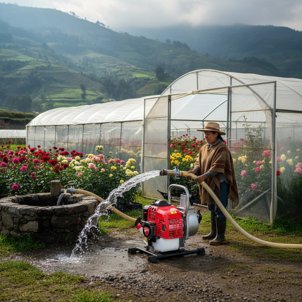 motobomba-ducati-dcw225-invernadero-flores-sierra-ecuador