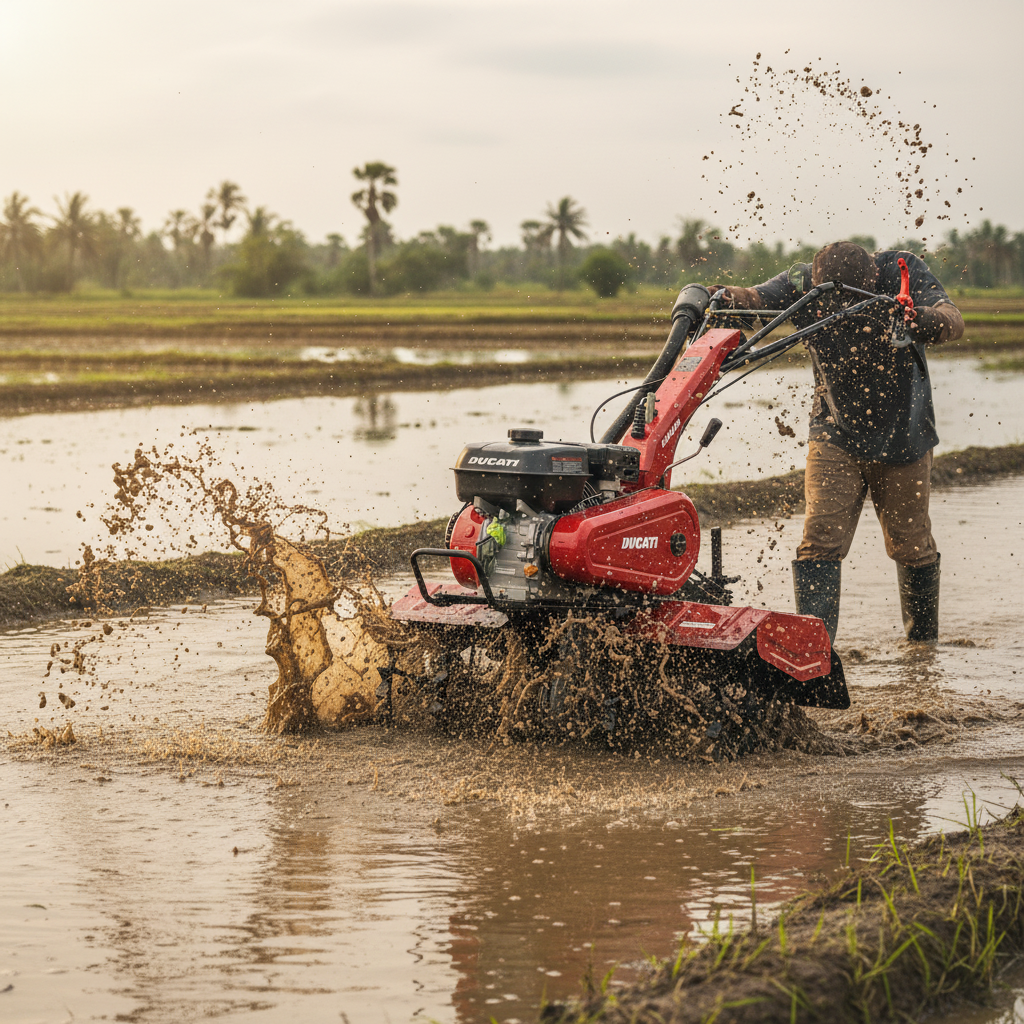 motocultor-ducati-drtl2100-arrozal-inundado-costa-ecuador