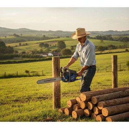 motosierra-goodyear-gy4500css-postes-cerca-madera-finca-ecuador