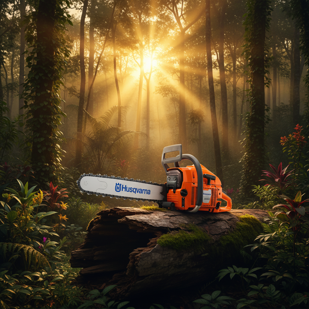 motosierra-husqvarna-288xp-atardecer-amazonico-niebla-selva-ecuador