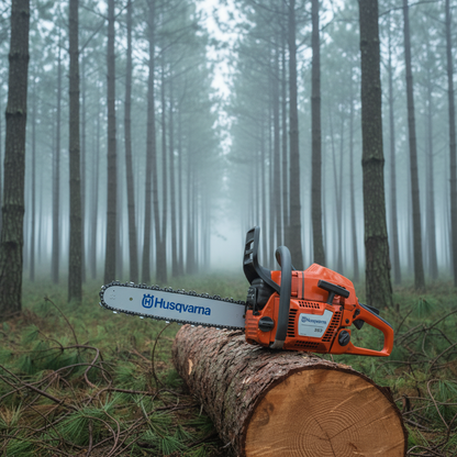 motosierra-husqvarna-353-plantacion-pinos-niebla-andina-ecuador