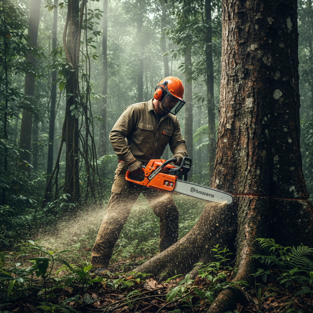 motosierra-husqvarna-365-operario-corte-tronco-masivo-amazonia-ecuador