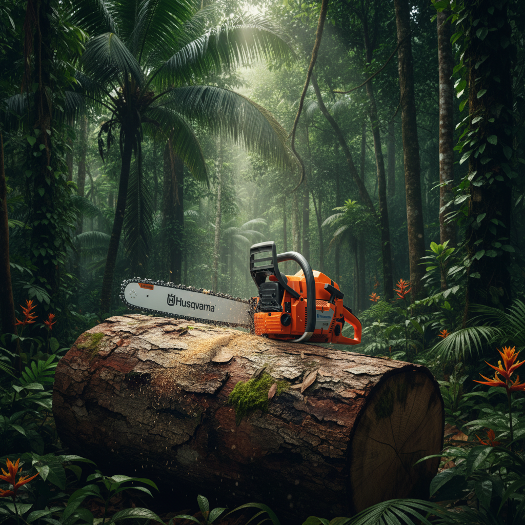 motosierra-husqvarna-365-tronco-enorme-amazonia-ecuador