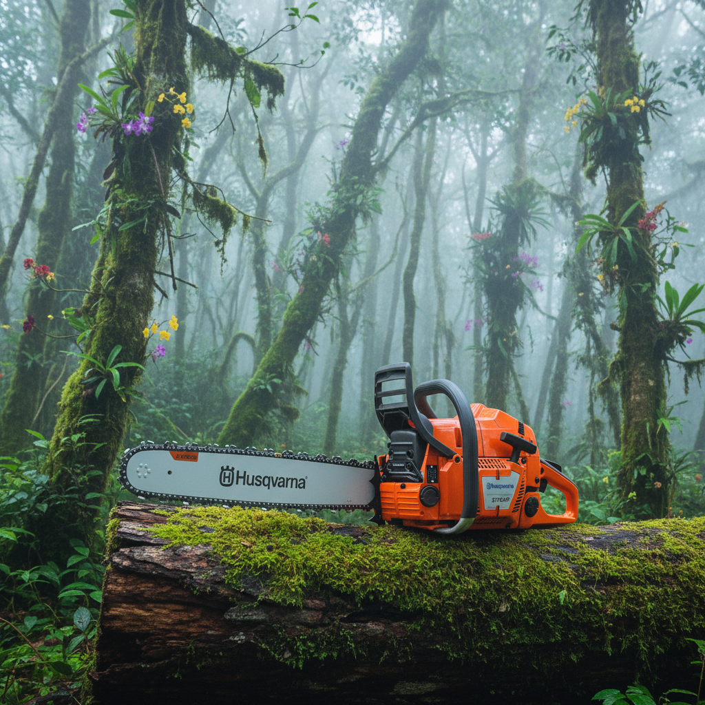 motosierra-husqvarna-372xp-bosque-nublado-orquideas-ecuador