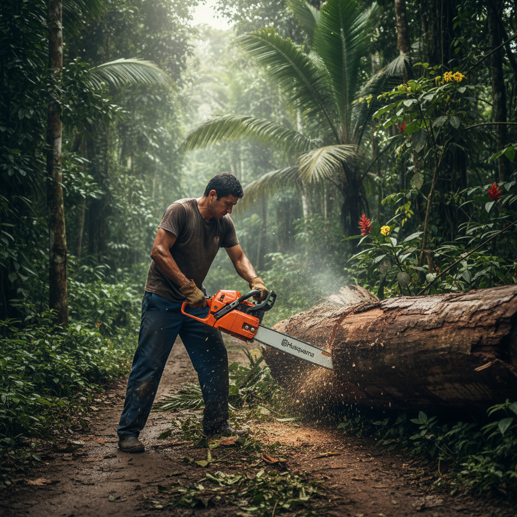 motosierra-husqvarna-372xp-operario-emergencia-tronco-rio-selva-ecuador