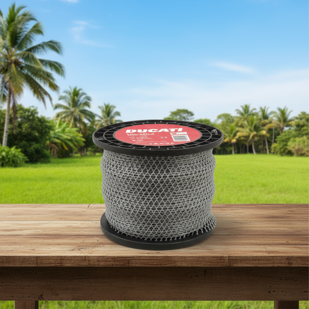 nylon-ducati-ultracut-trifase-finca-mesa-rustica-potrero-plantas-tropicales-ecuador