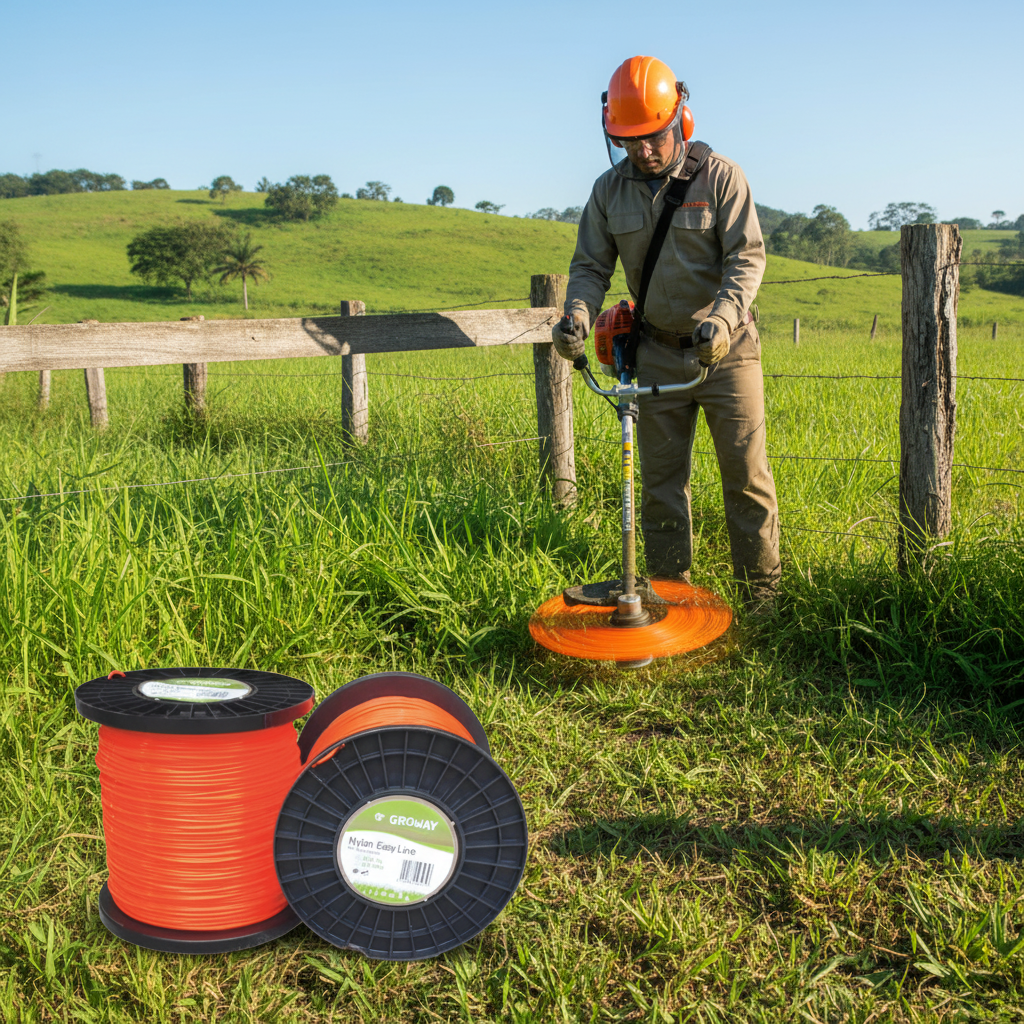 nylon-groway-easy-line-redondo-cerca-girando-cortando-hierba-junto-cerca-finca-ecuador