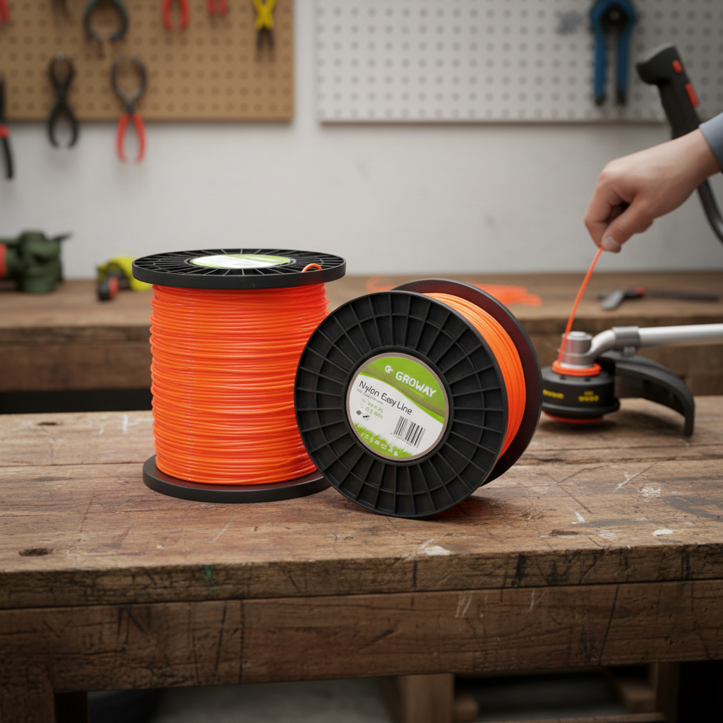 nylon-groway-easy-line-redondo-taller-workbench-dos-rollos-naranja-cabezal-ecuador
