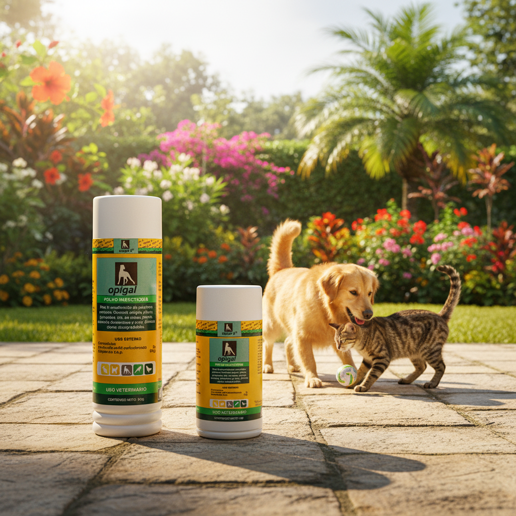 opigal-talco-eliminacion-garrapatas-perros-gatos-jardin-tropical-ecuador