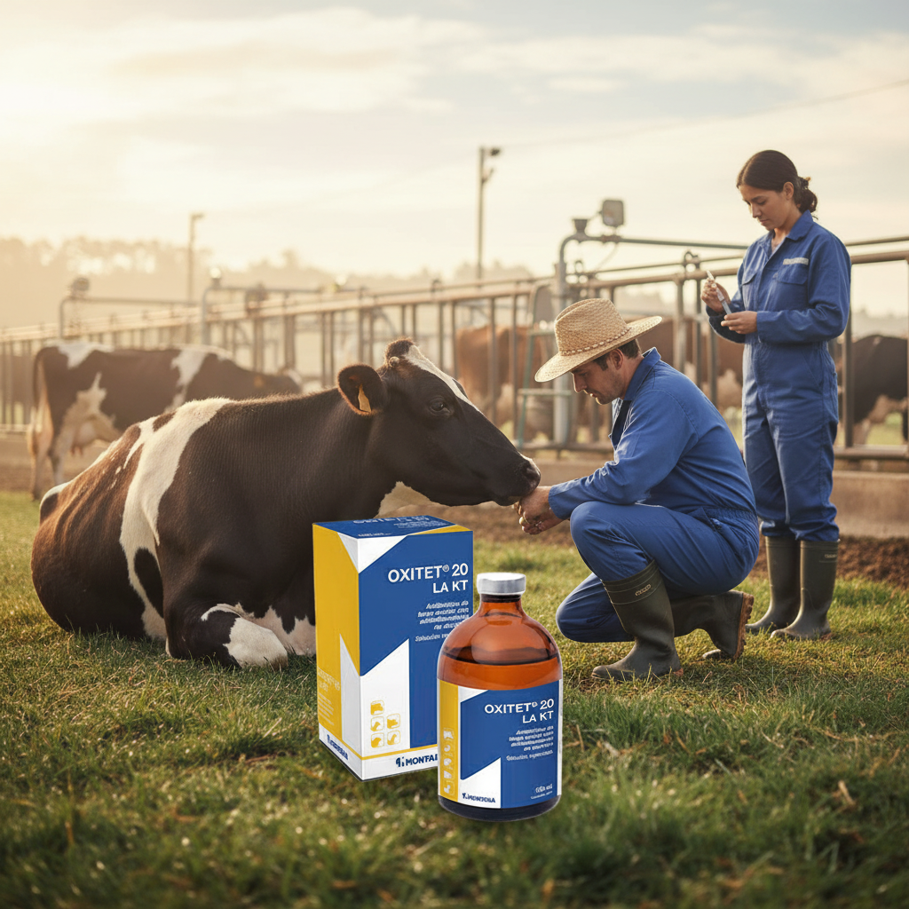 oxitet-20-la-kt-mastitis-vet-examinando-ubre-inflamada-asistente-preparando-inyeccion-lecheria-ecuador