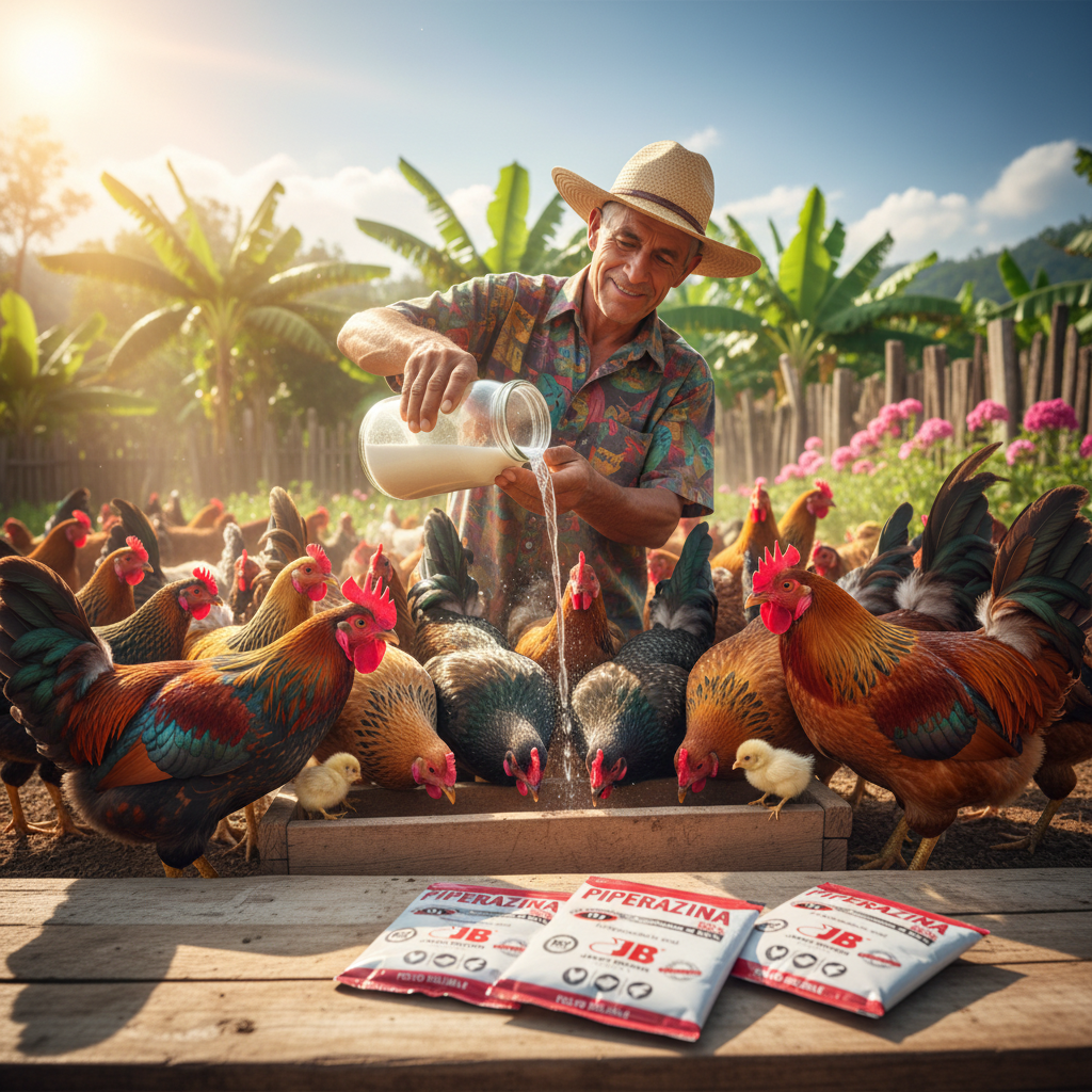 piperazina-aves-tratamiento-corral