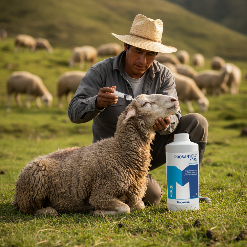 prosantel-10-control-sarna-vet-dosificando-oveja-lesiones-sarna-rebano-andino-ecuador