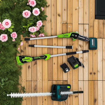 Podadora de Altura Inalámbrica Greenworks 24V