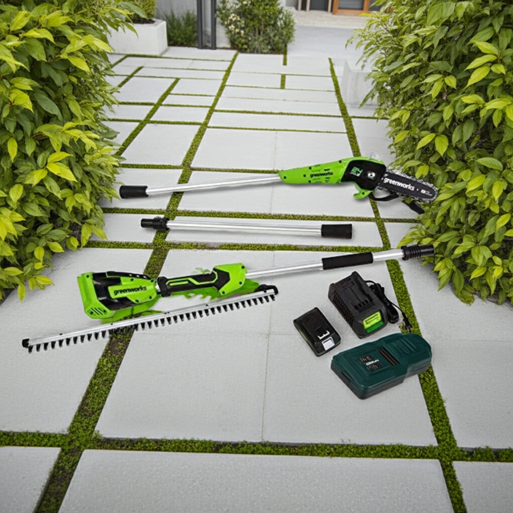 Podadora de Altura Inalámbrica Greenworks 24V