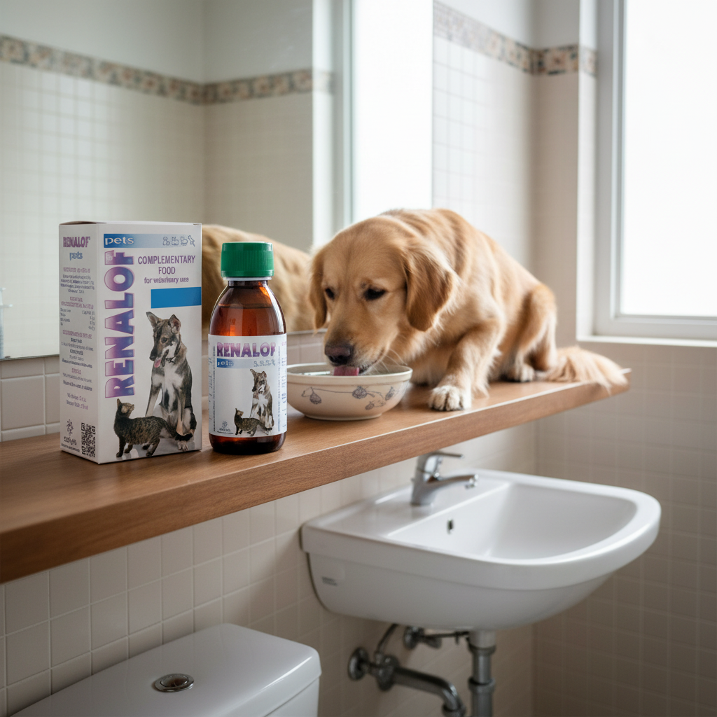 renalof-pets-hidratacion-renal-perros-baño-hogar-ecuador