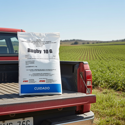 rugby 10g 10 g insecticida nematicida ecuador agro agricola granja camioneta roja