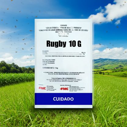 rugby 10g 10 g insecticida nematicida ecuador agro agricola granja insectos frutas cultivos campo