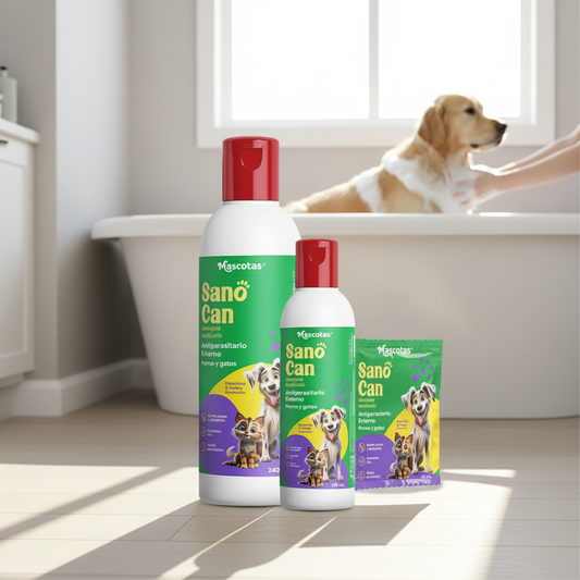 sano-can-shampoo-medicado-baño-perros-antiparasitario-ecuador