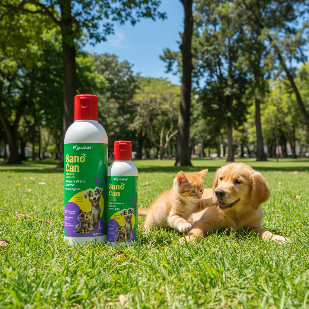 sano-can-shampoo-perros-gatos-parque-pelaje-sano-ecuador