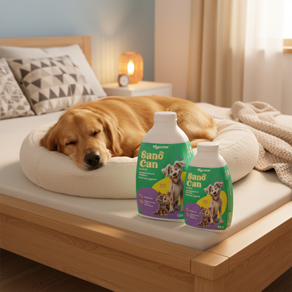sano-can-talco-proteccion-cama-mascotas-libre-pulgas-dormitorio-ecuador