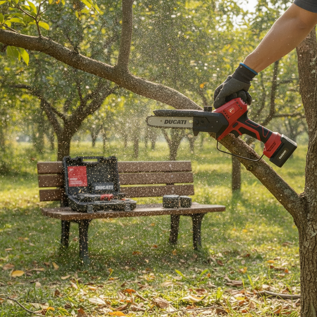 Sierra de Mano Electrica Ducati Garden DHC 450S 450W Corte Madera Ecuador - Agro Campos® Online Store