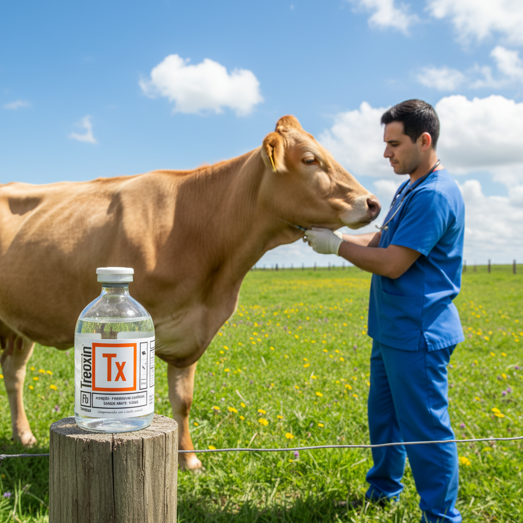 treoxin-inyectable-aplicacion-veterinario-inyectando-vaca-finca-ecuador