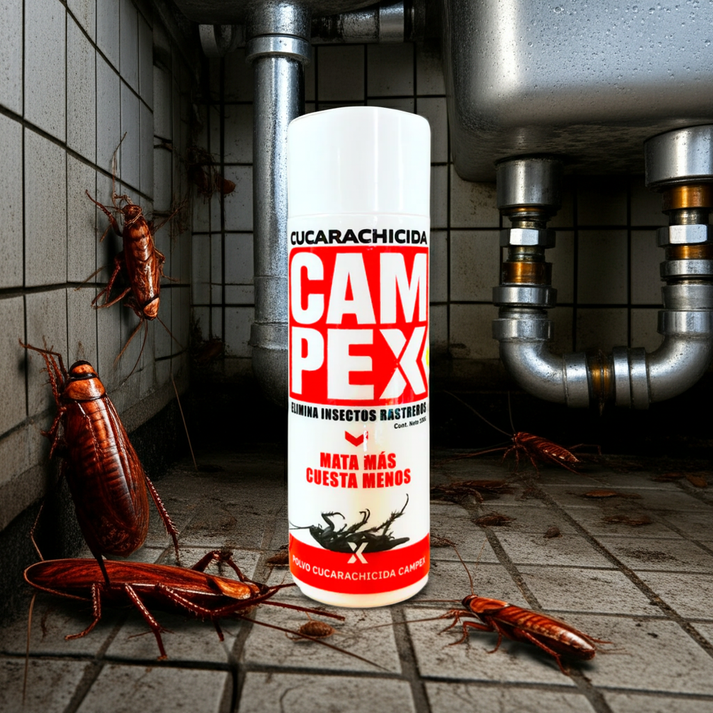Campex Talco Cucarachas Insecticida