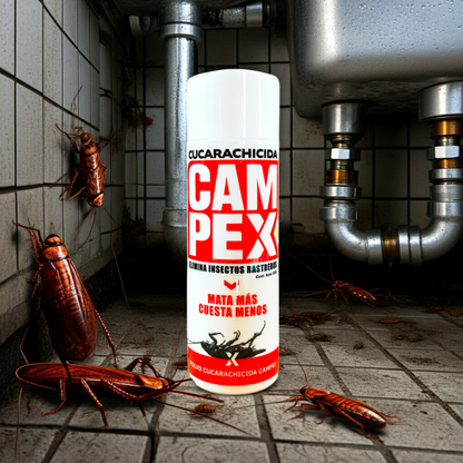 Campex Talco Cucarachas Insecticida